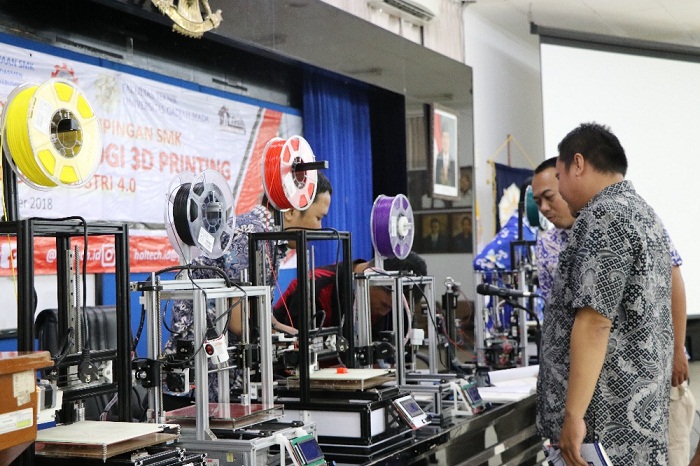 50 Guru SMK se-Indonesia Ikuti Pelatihan 3D Printing di UGM