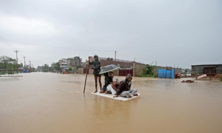 Banjir di India Nepal