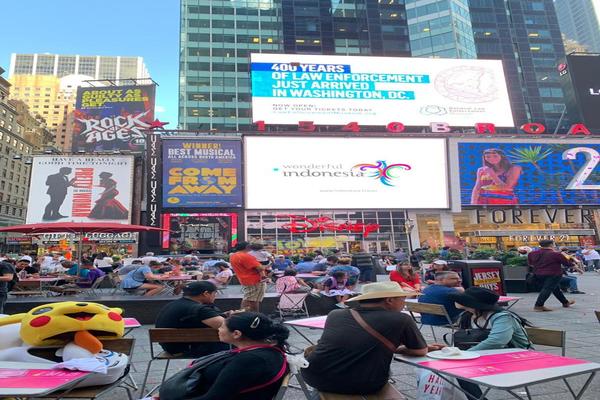 Promosi 'Wonderful Indonesia' Merambah Jalanan New York & Los Angeles