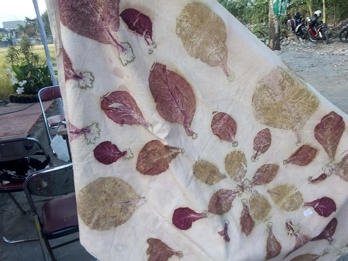 Batik motif Ecoprint Jogja