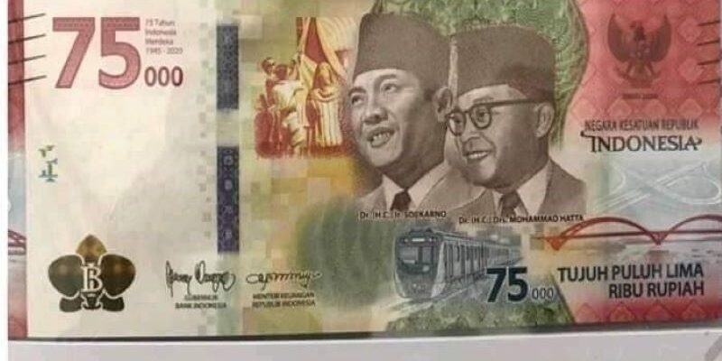 uang pecahan Rp75.000