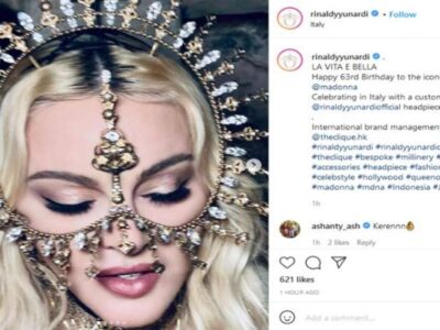 Madonna headpiece Indonesia