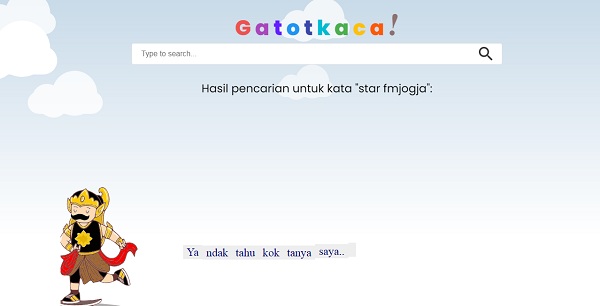 search engine gatotkaca