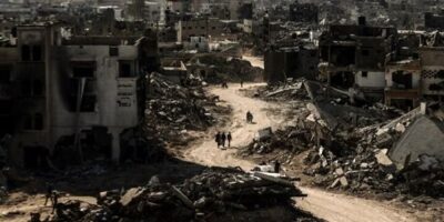 reruntuhan Jalur Gaza