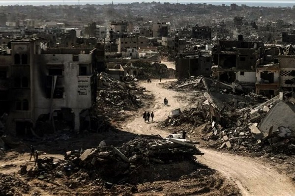 reruntuhan Jalur Gaza